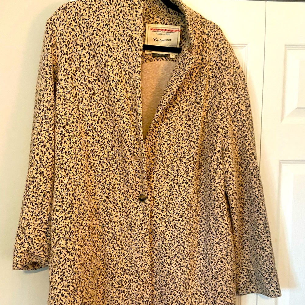 Leopard Coat from Anthropologie , SIZE Large , never worn, no tags